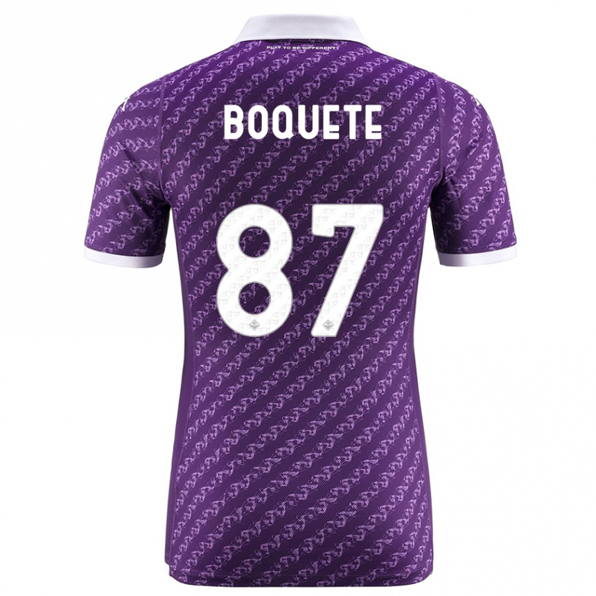 Kids Football Verónica Boquete #87 Violet Home Jersey 2023/24 T-Shirt Canada