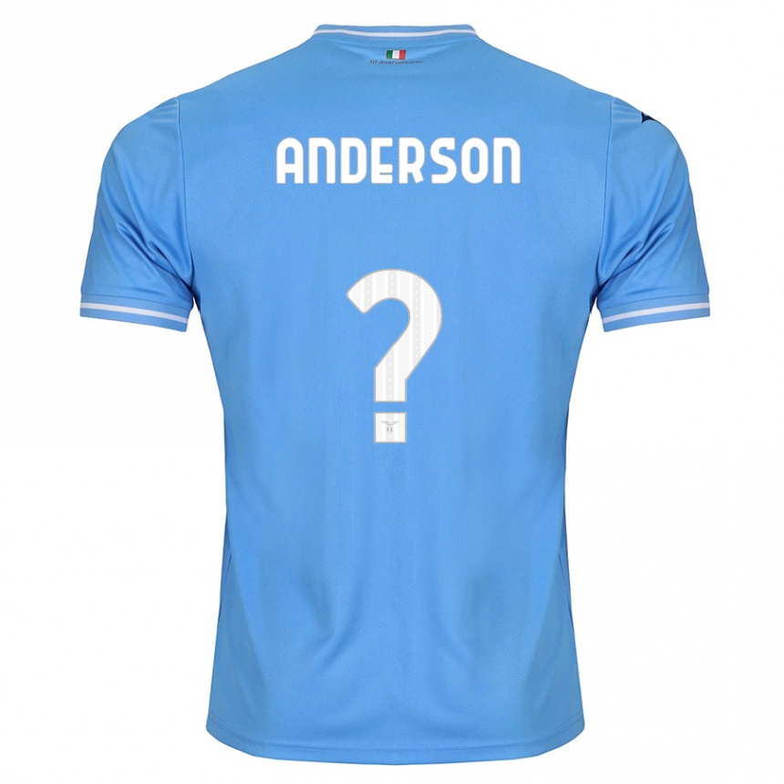 Kids Football André Anderson #0 Blue Home Jersey 2023/24 T-Shirt Canada