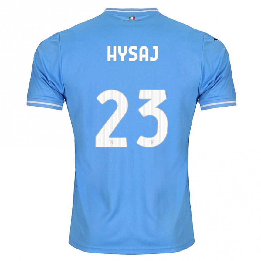 Enfant Football Maillot Elseid Hysaj #23 Bleu Tenues Domicile 2023/24 Canada