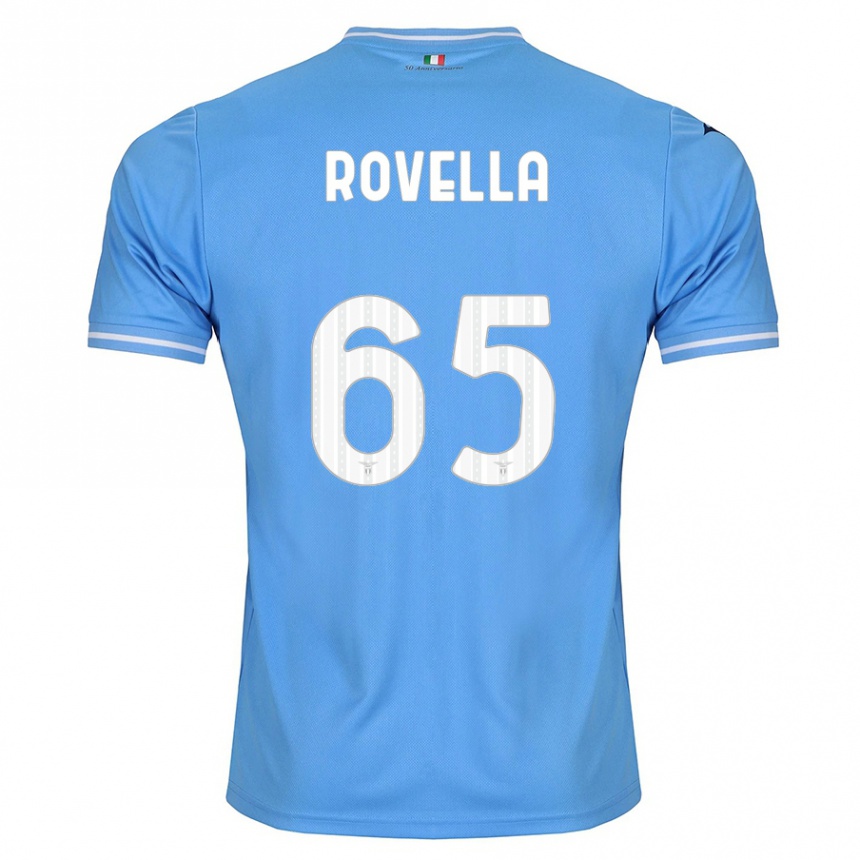 Enfant Football Maillot Nicolo Rovella #65 Bleu Tenues Domicile 2023/24 Canada