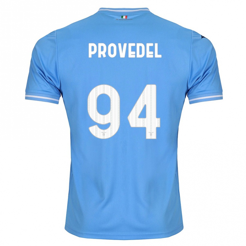 Kids Football Ivan Provedel #94 Blue Home Jersey 2023/24 T-Shirt Canada