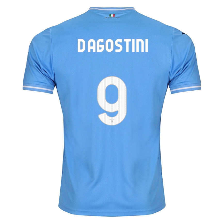 Kids Football Lorenzo D'agostini #9 Blue Home Jersey 2023/24 T-Shirt Canada