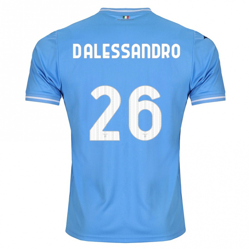 Kids Football Mattya D'alessandro #26 Blue Home Jersey 2023/24 T-Shirt Canada