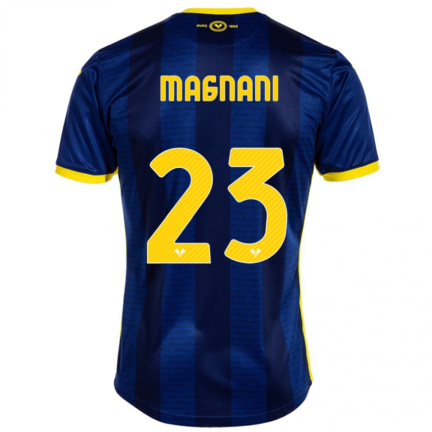 Enfant Football Maillot Giangiacomo Magnani #23 Marin Tenues Domicile 2023/24 Canada