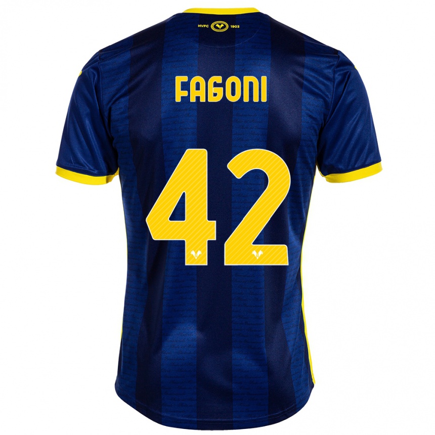 Enfant Football Maillot Marco Fagoni #42 Marin Tenues Domicile 2023/24 Canada