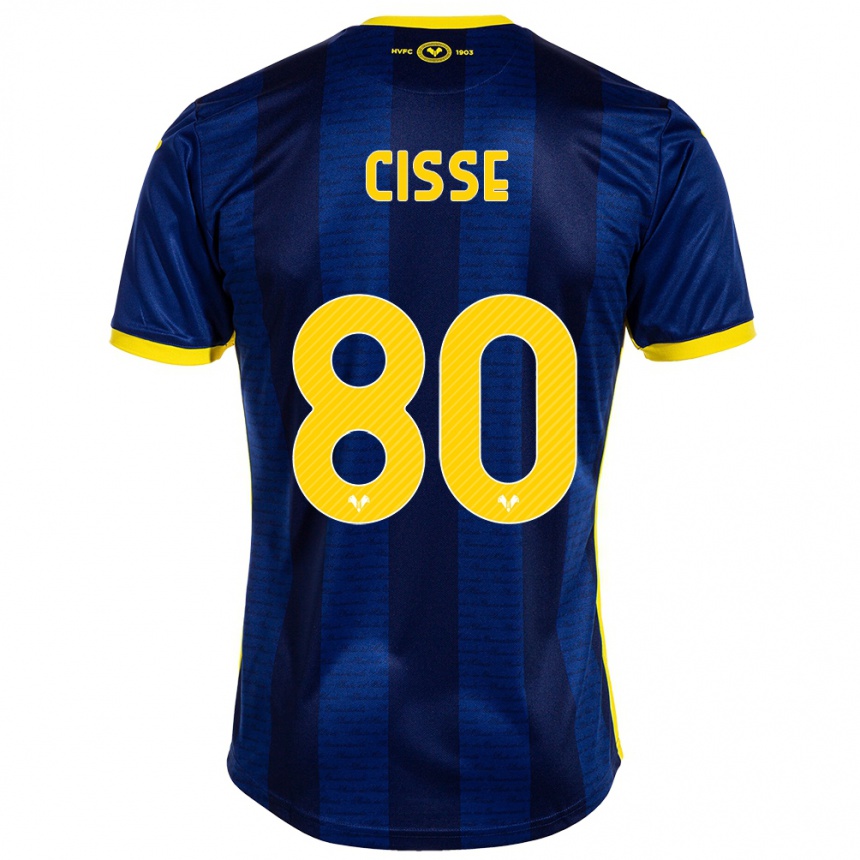 Kids Football Alphadjo Cissè #80 Navy Home Jersey 2023/24 T-Shirt Canada