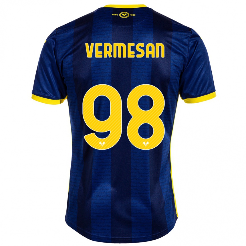 Enfant Football Maillot Ioan Vermesan #98 Marin Tenues Domicile 2023/24 Canada