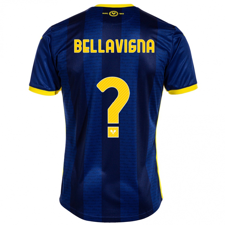 Enfant Football Maillot Marco Bellavigna #0 Marin Tenues Domicile 2023/24 Canada