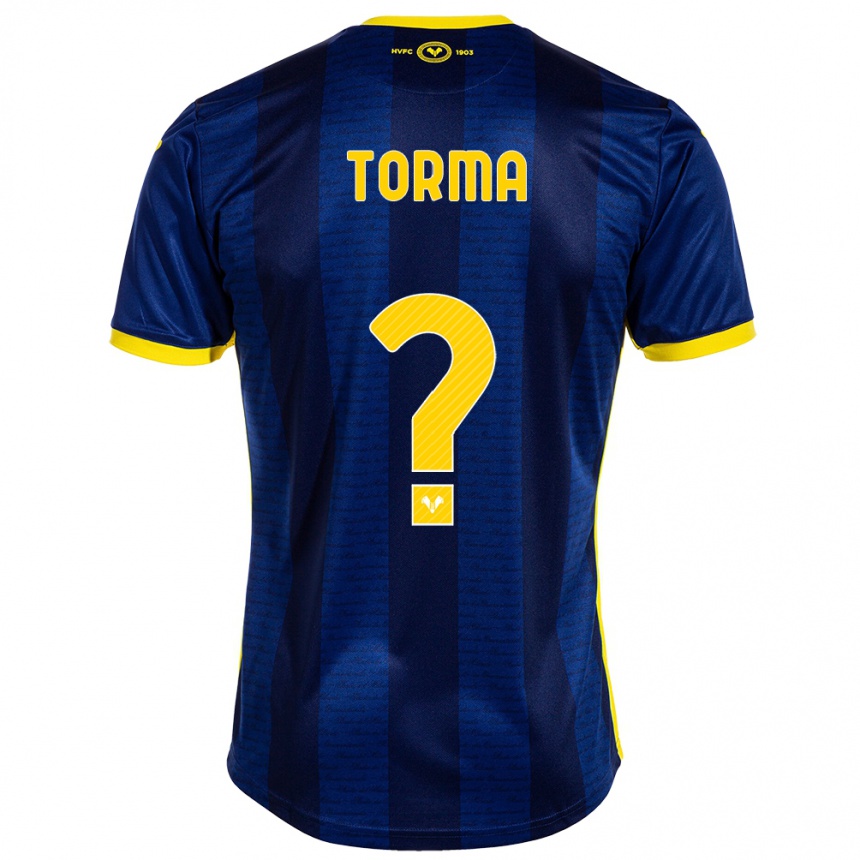 Enfant Football Maillot Salvatore Torma #0 Marin Tenues Domicile 2023/24 Canada