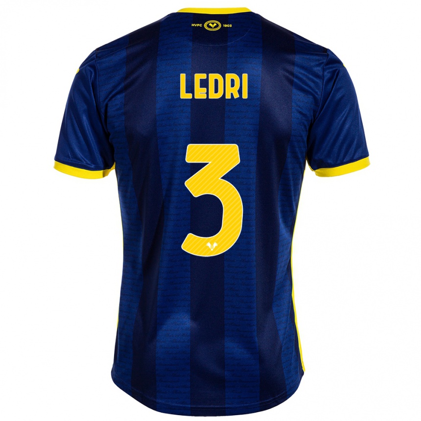 Kids Football Michela Ledri #3 Navy Home Jersey 2023/24 T-Shirt Canada