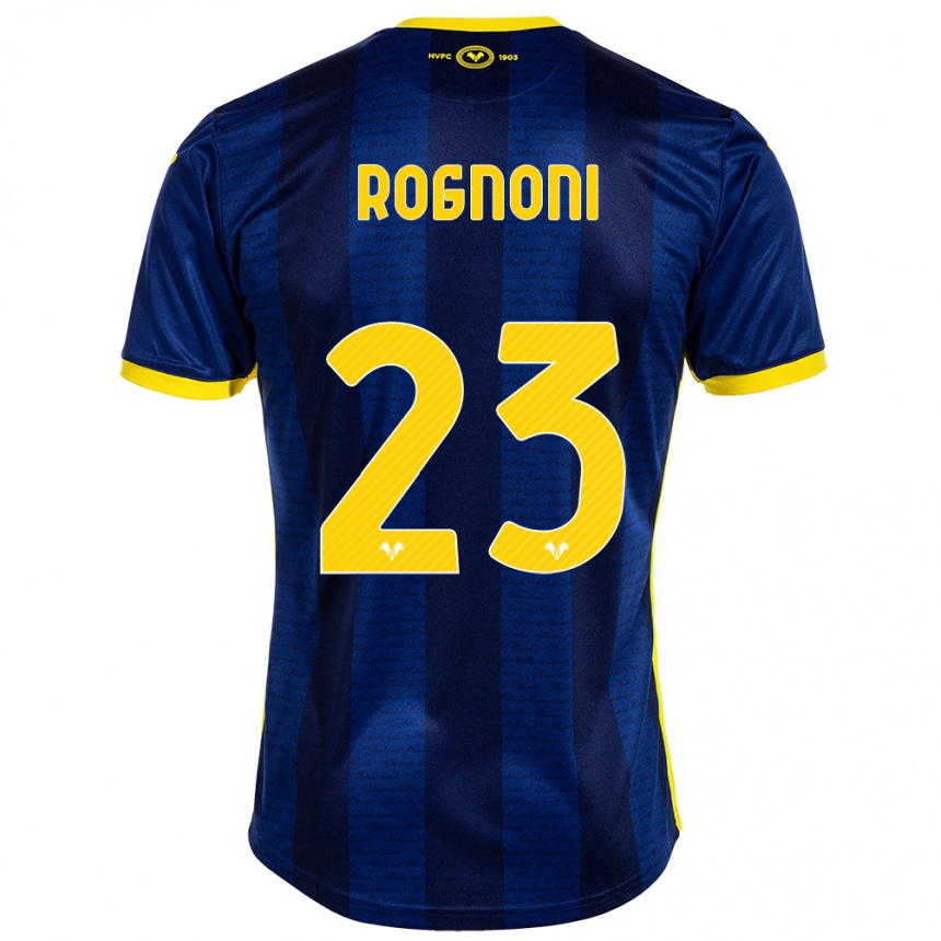 Kids Football Alessia Rognoni #23 Navy Home Jersey 2023/24 T-Shirt Canada