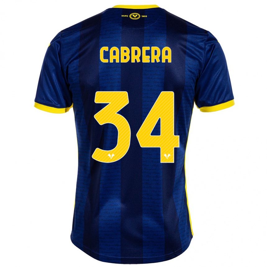 Enfant Football Maillot Ilena Cabrera #34 Marin Tenues Domicile 2023/24 Canada