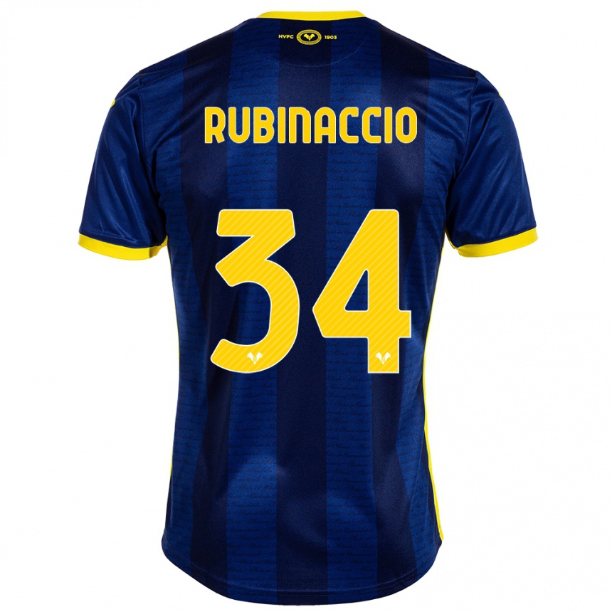 Enfant Football Maillot Nikol Rubinaccio #34 Marin Tenues Domicile 2023/24 Canada