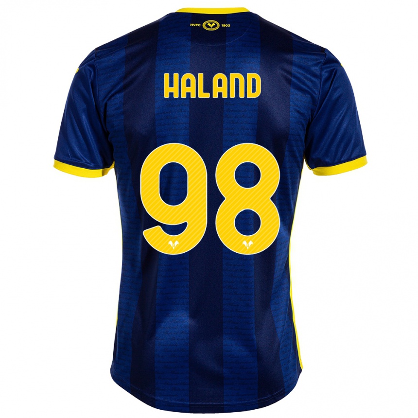 Enfant Football Maillot Benedicte Iversen Håland #98 Marin Tenues Domicile 2023/24 Canada