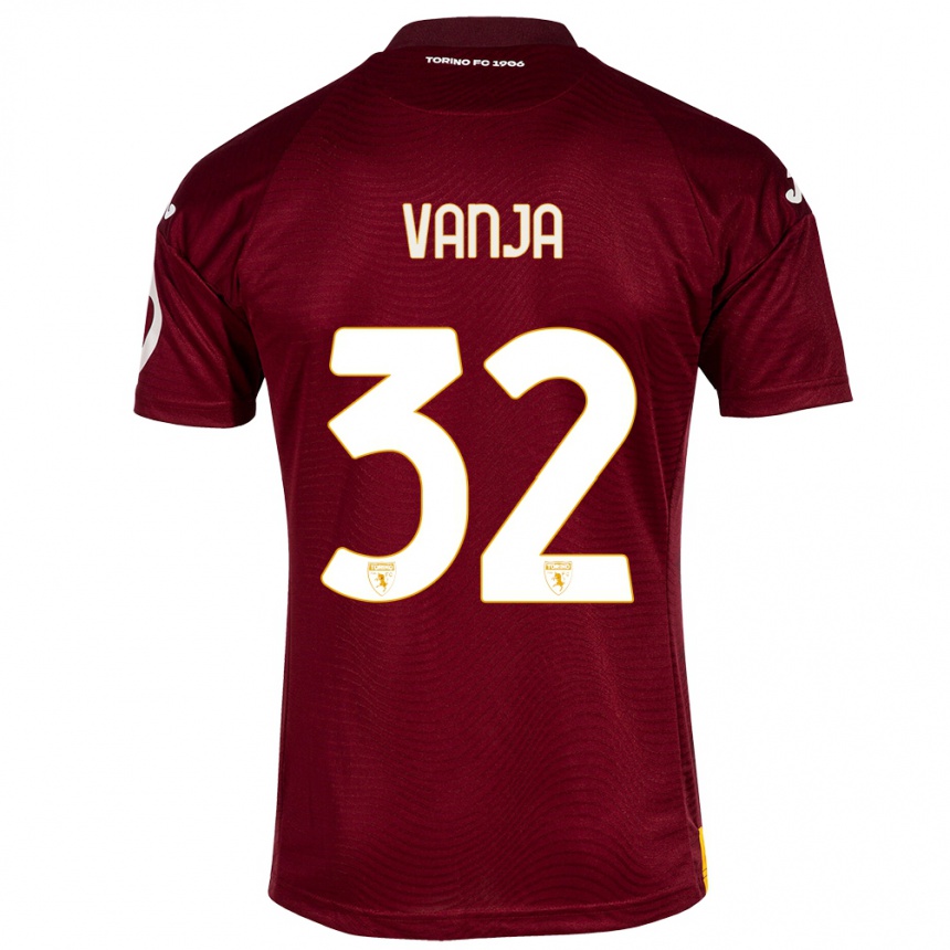 Kids Football Vanja Milinković-Savić #32 Dark Red Home Jersey 2023/24 T-Shirt Canada