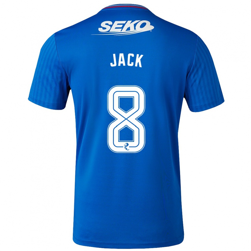 Enfant Football Maillot Ryan Jack #8 Bleu Tenues Domicile 2023/24 Canada