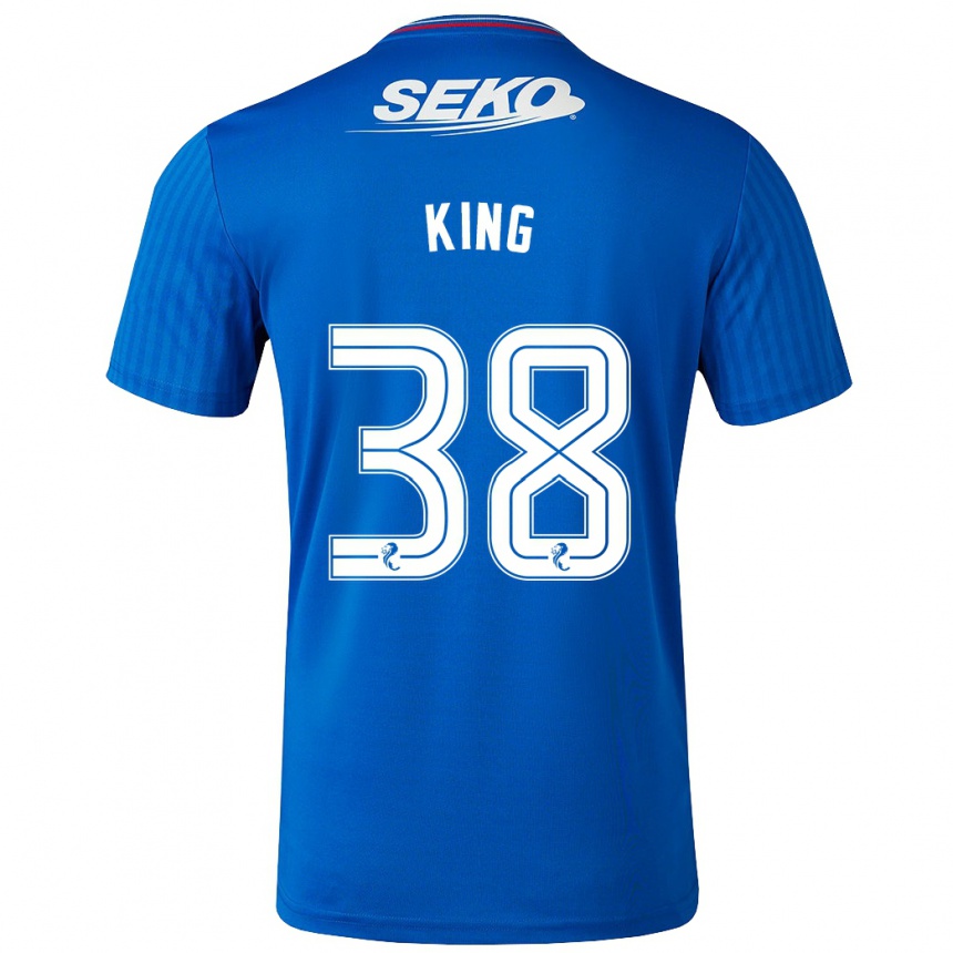 Enfant Football Maillot Leon King #38 Bleu Tenues Domicile 2023/24 Canada