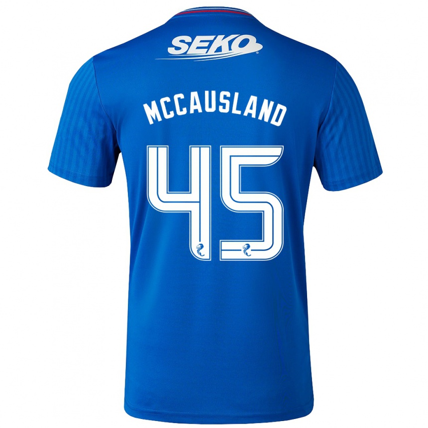 Enfant Football Maillot Ross Mccausland #45 Bleu Tenues Domicile 2023/24 Canada