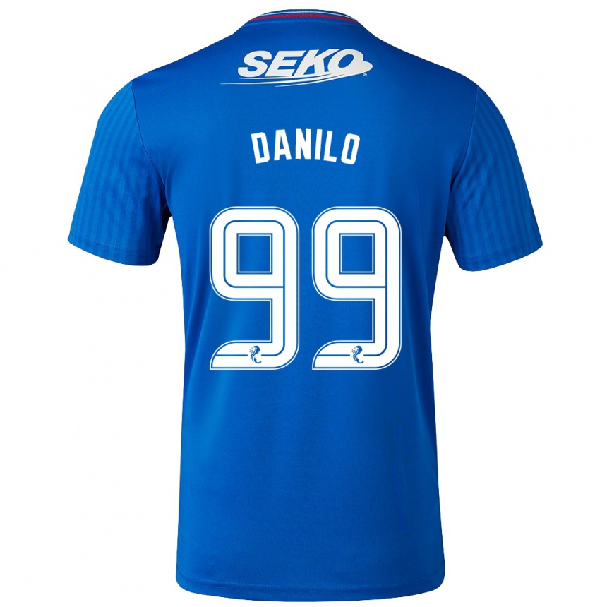 Enfant Football Maillot Danilo #99 Bleu Tenues Domicile 2023/24 Canada