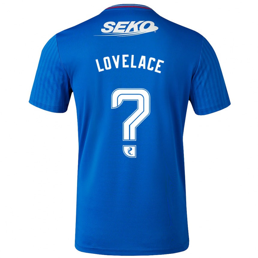 Enfant Football Maillot Zak Lovelace #0 Bleu Tenues Domicile 2023/24 Canada