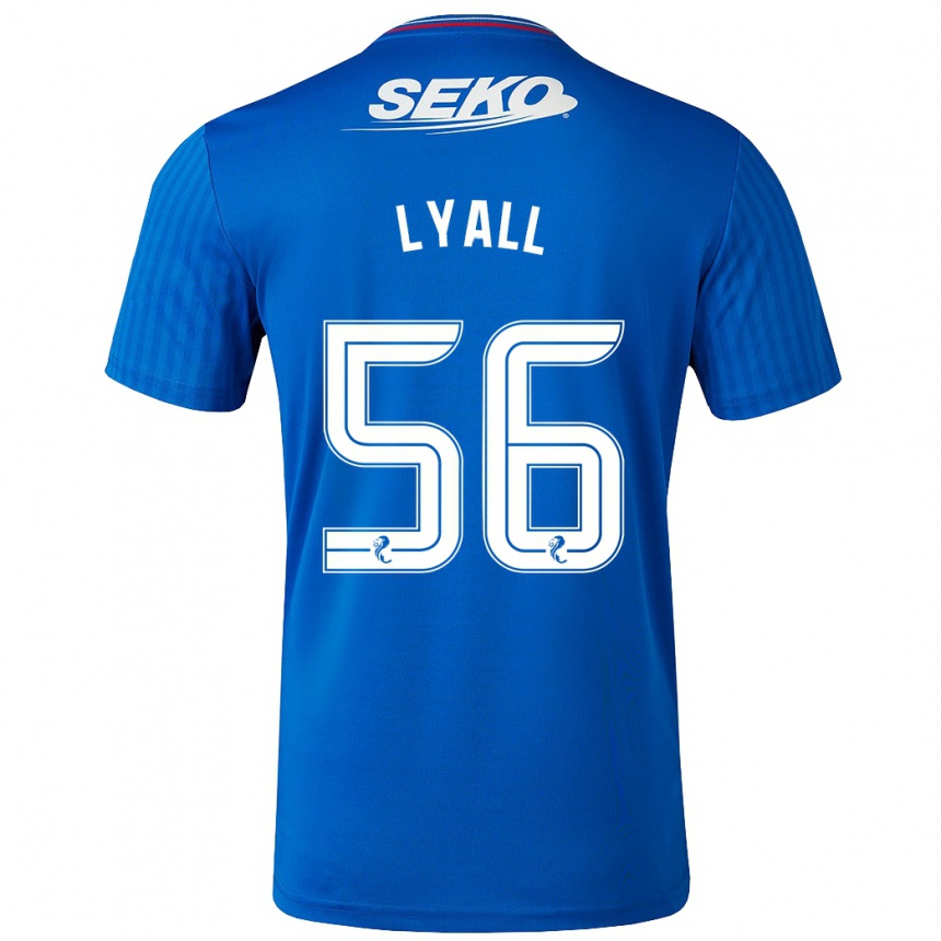 Enfant Football Maillot Arron Lyall #56 Bleu Tenues Domicile 2023/24 Canada