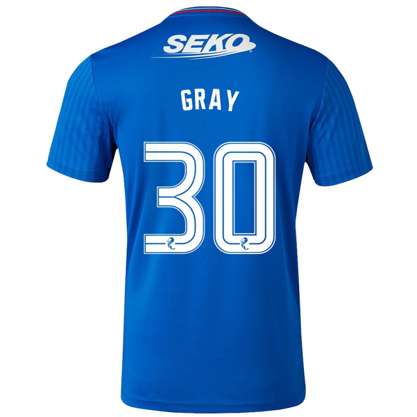 Enfant Football Maillot Georgia Gray #30 Bleu Tenues Domicile 2023/24 Canada