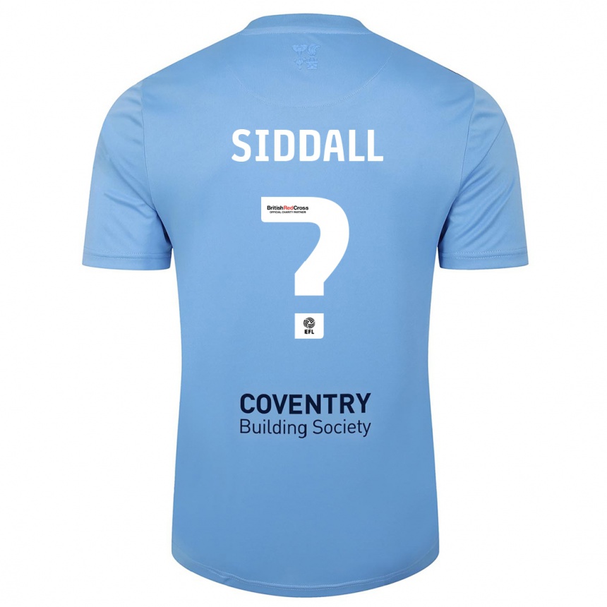 Kids Football Rylie Siddall #0 Sky Blue Home Jersey 2023/24 T-Shirt Canada