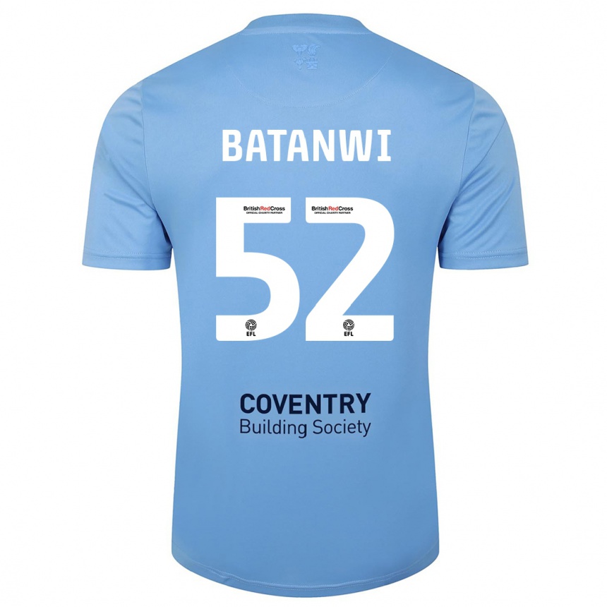 Enfant Football Maillot Tristen Batanwi #52 Bleu Ciel Tenues Domicile 2023/24 Canada