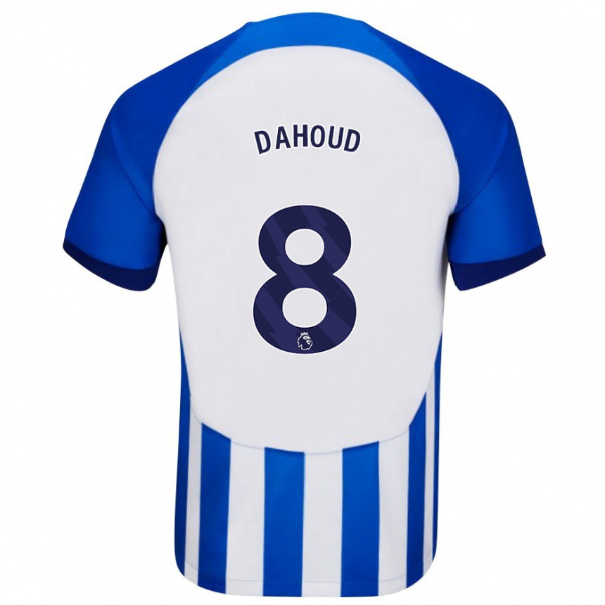 Kids Football Mahmoud Dahoud #8 Blue Home Jersey 2023/24 T-Shirt Canada