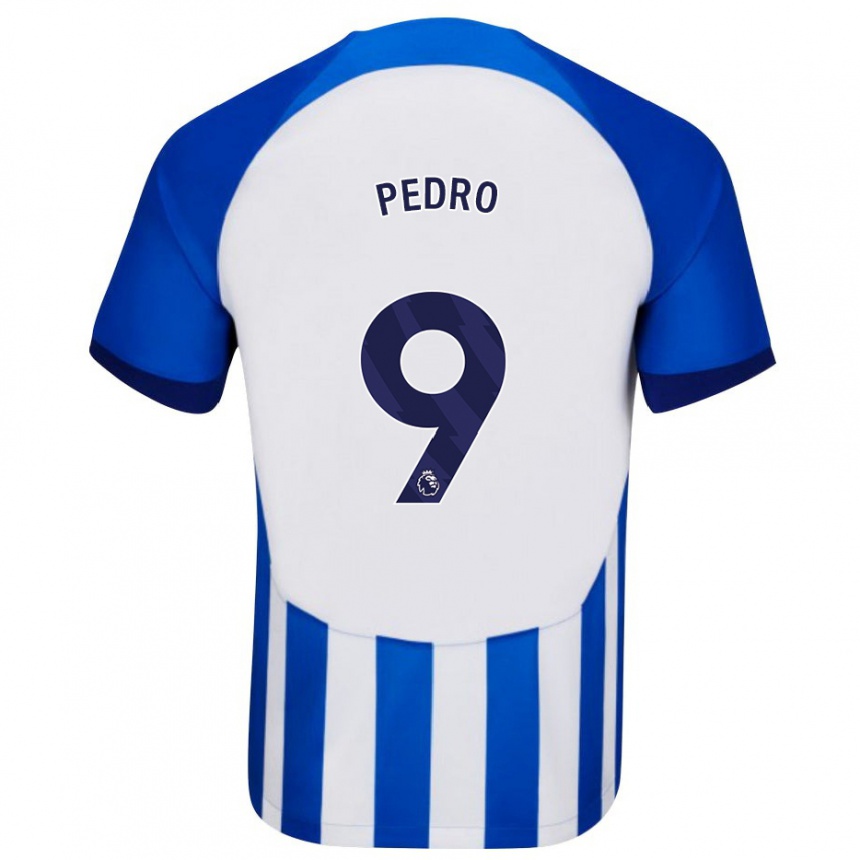 Kids Football João Pedro #9 Blue Home Jersey 2023/24 T-Shirt Canada