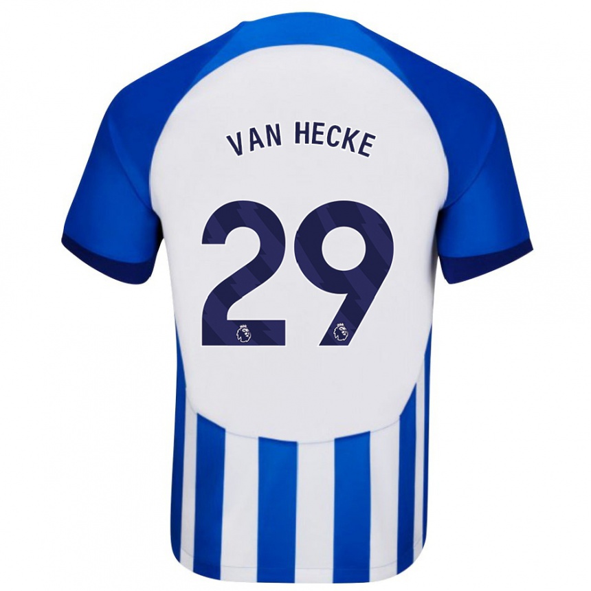 Enfant Football Maillot Jan Paul Van Hecke #29 Bleu Tenues Domicile 2023/24 Canada