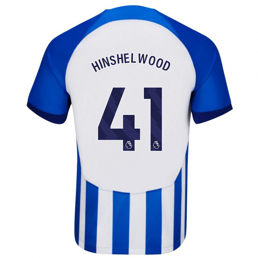 Kids Football Jack Hinshelwood #41 Blue Home Jersey 2023/24 T-Shirt Canada