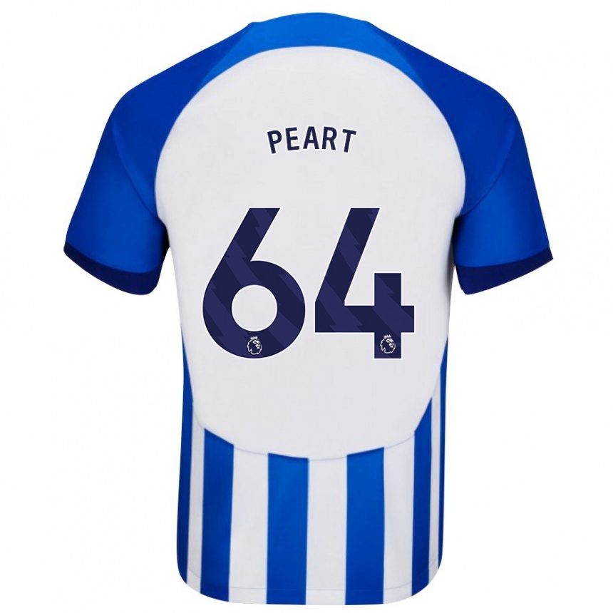 Kids Football Brody Peart #64 Blue Home Jersey 2023/24 T-Shirt Canada