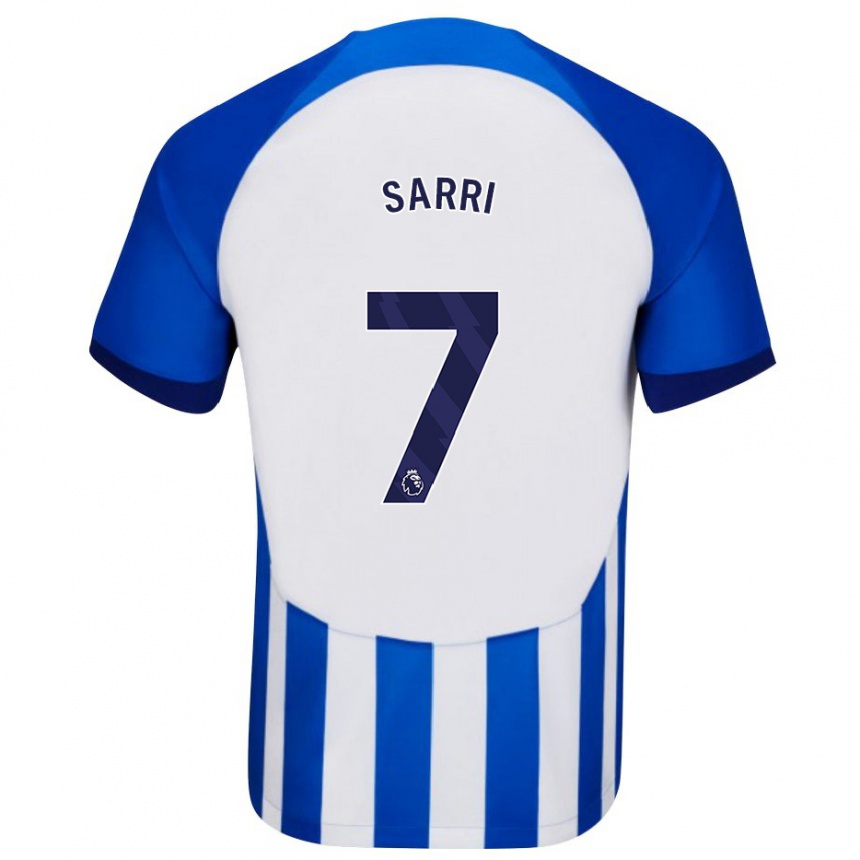 Kids Football Veatriki Sarri #7 Blue Home Jersey 2023/24 T-Shirt Canada