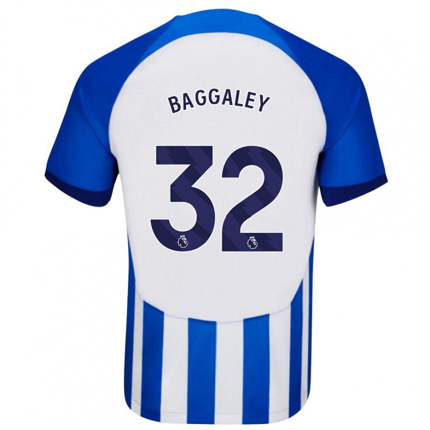 Kids Football Sophie Baggaley #32 Blue Home Jersey 2023/24 T-Shirt Canada