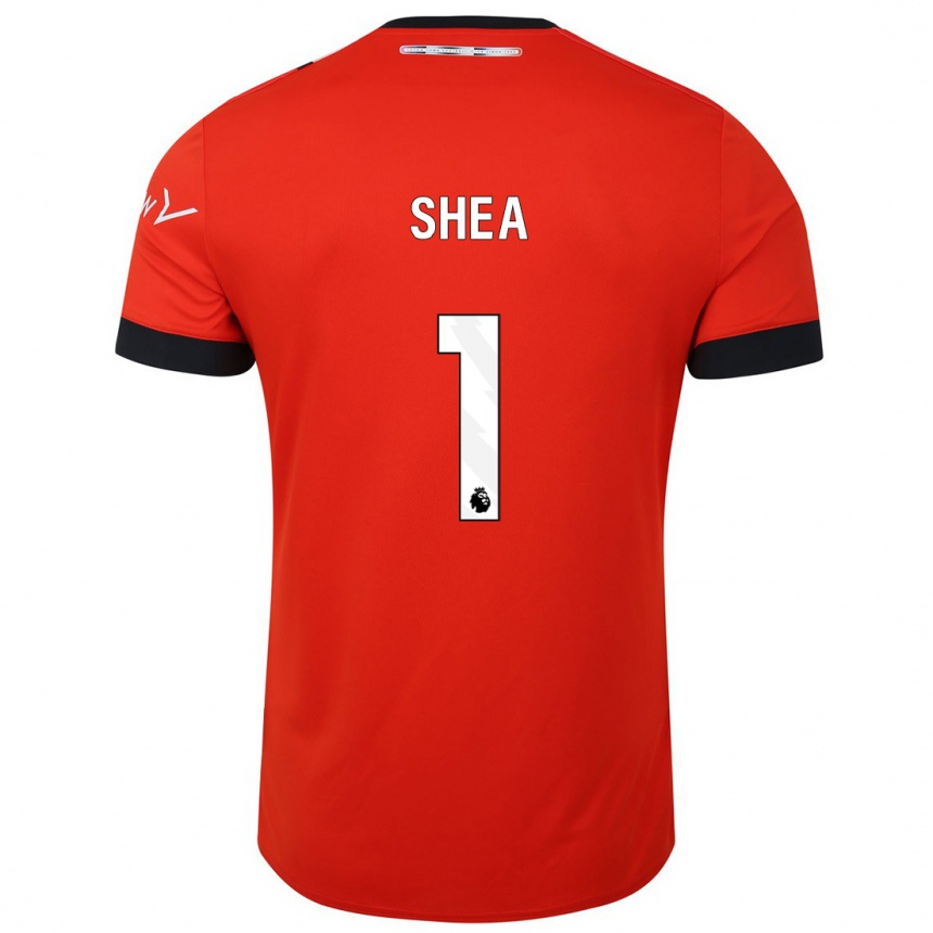 Kids Football James Shea #1 Red Home Jersey 2023/24 T-Shirt Canada