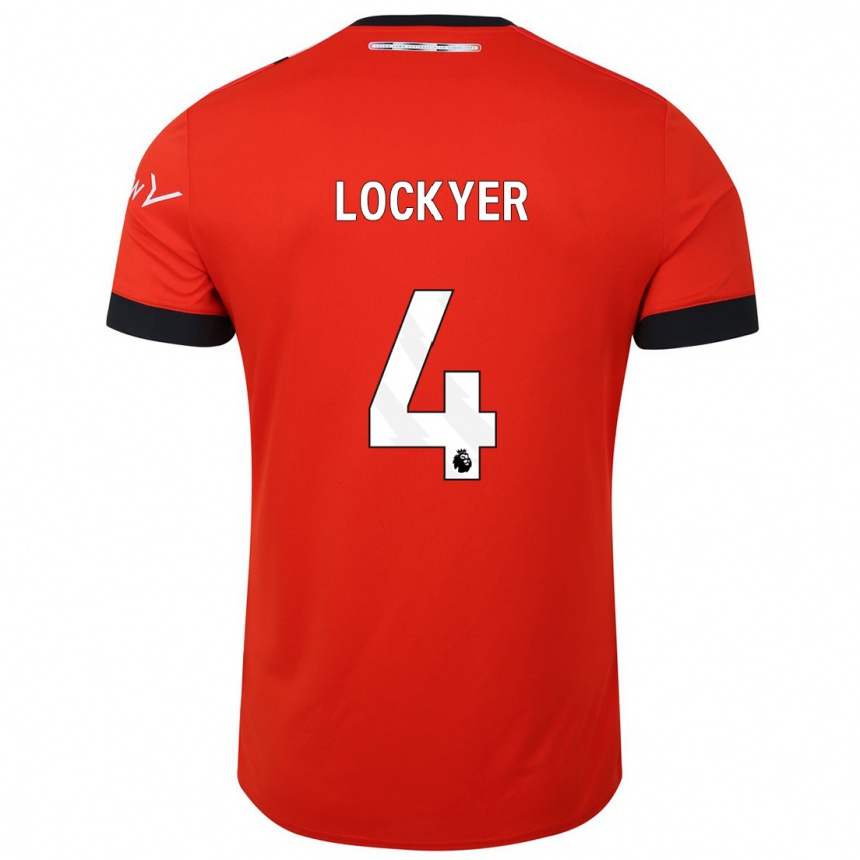 Kids Football Tom Lockyer #4 Red Home Jersey 2023/24 T-Shirt Canada