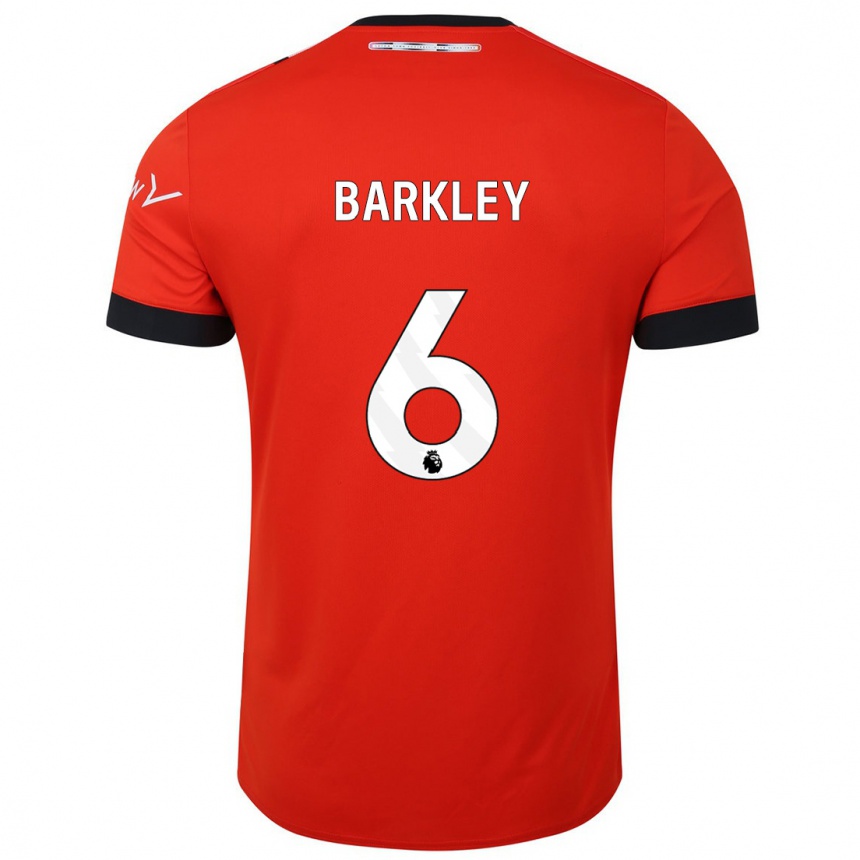 Kids Football Ross Barkley #6 Red Home Jersey 2023/24 T-Shirt Canada