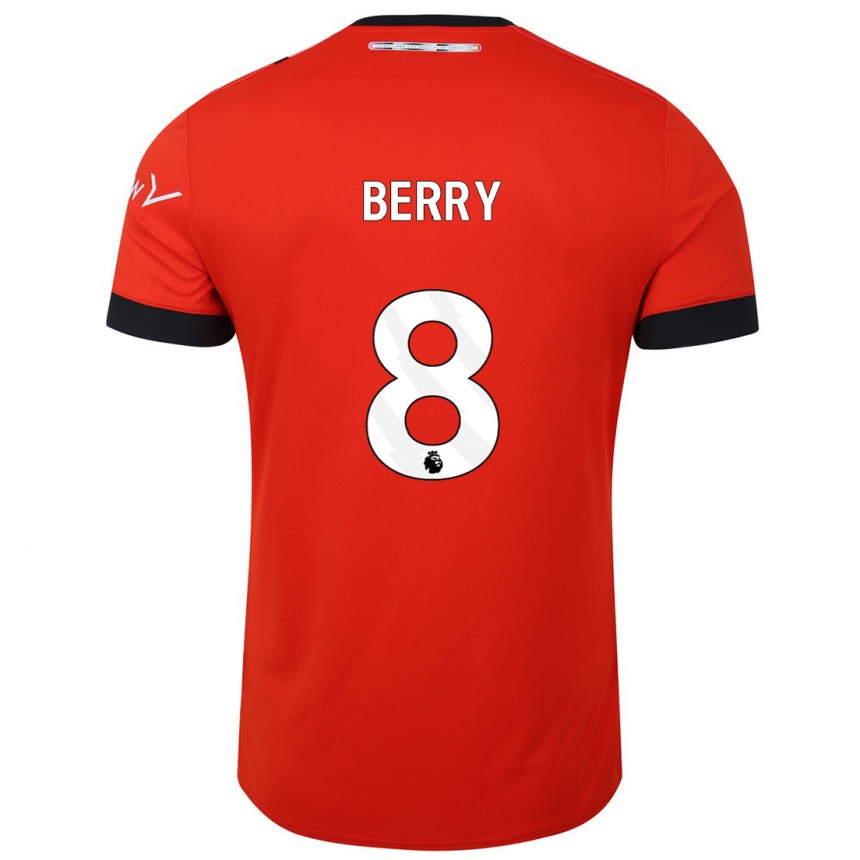 Kids Football Luke Berry #8 Red Home Jersey 2023/24 T-Shirt Canada