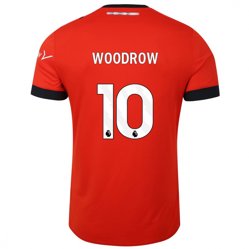 Enfant Football Maillot Cauley Woodrow #10 Rouge Tenues Domicile 2023/24 Canada