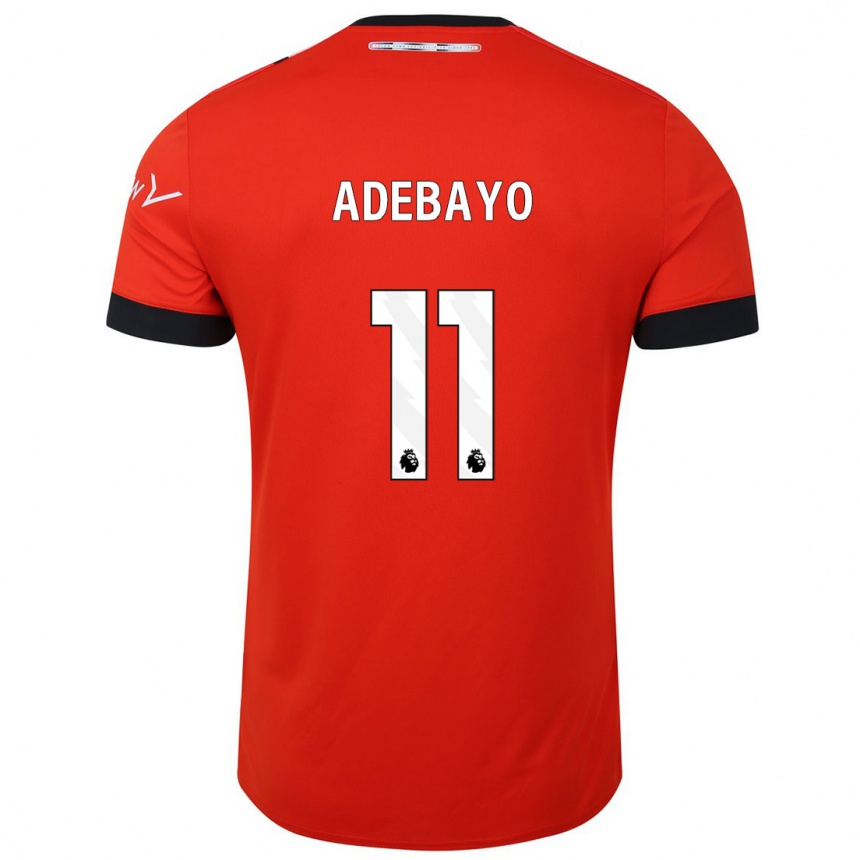 Kids Football Elijah Adebayo #11 Red Home Jersey 2023/24 T-Shirt Canada