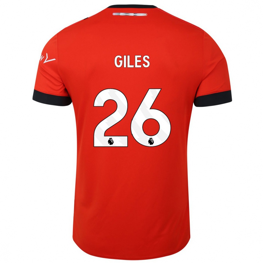 Kids Football Ryan Giles #26 Red Home Jersey 2023/24 T-Shirt Canada