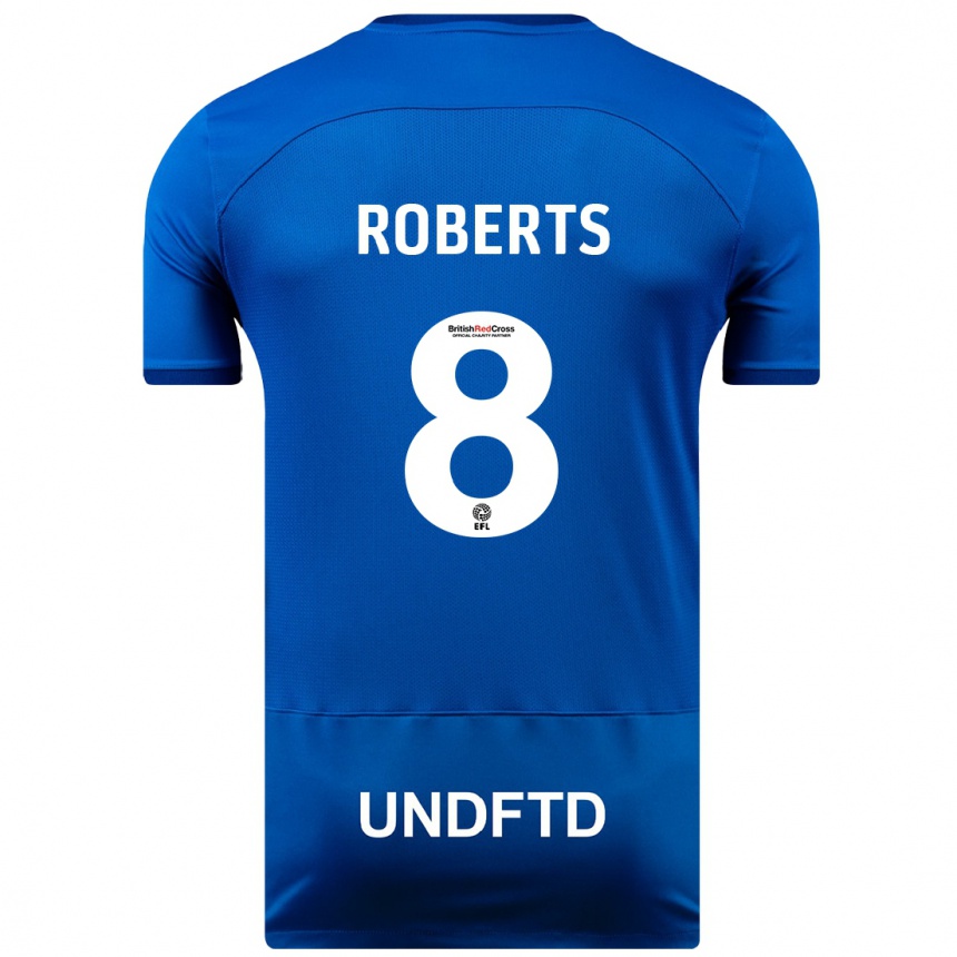 Enfant Football Maillot Tyler Roberts #8 Bleu Tenues Domicile 2023/24 Canada