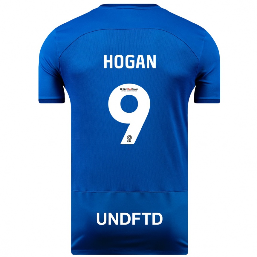 Kids Football Scott Hogan #9 Blue Home Jersey 2023/24 T-Shirt Canada