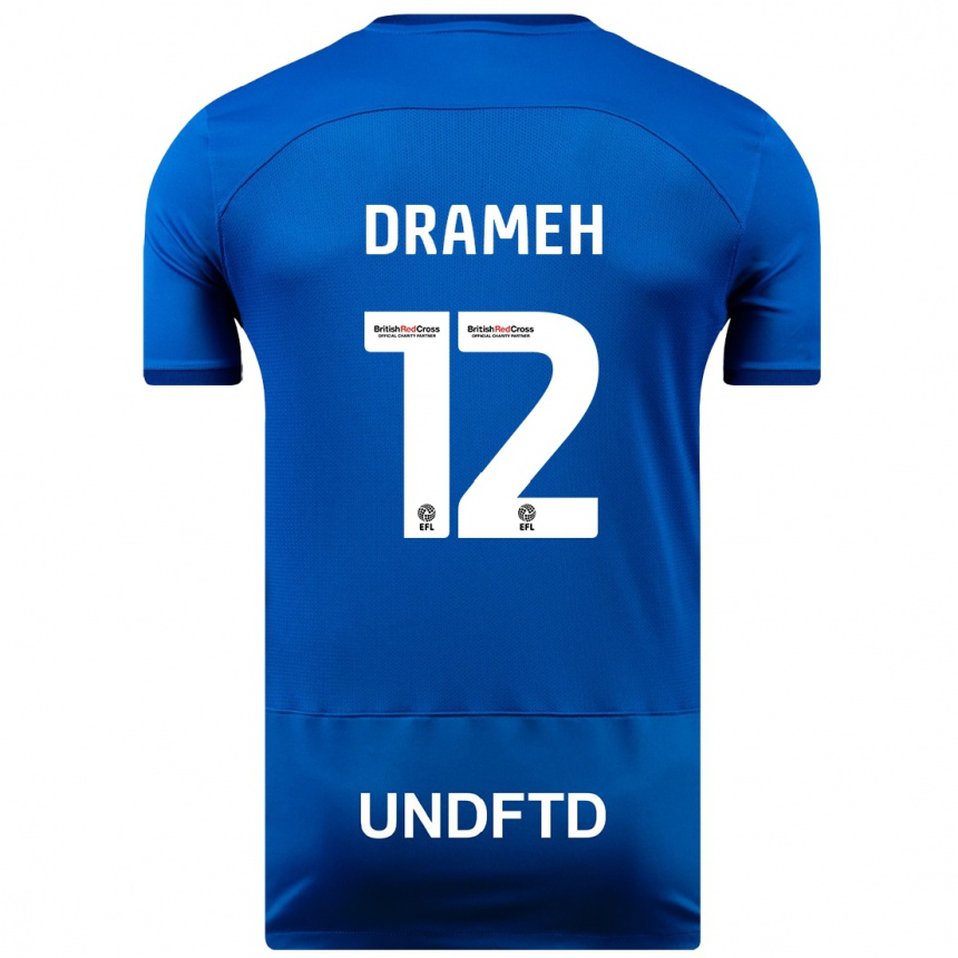 Enfant Football Maillot Cody Drameh #12 Bleu Tenues Domicile 2023/24 Canada