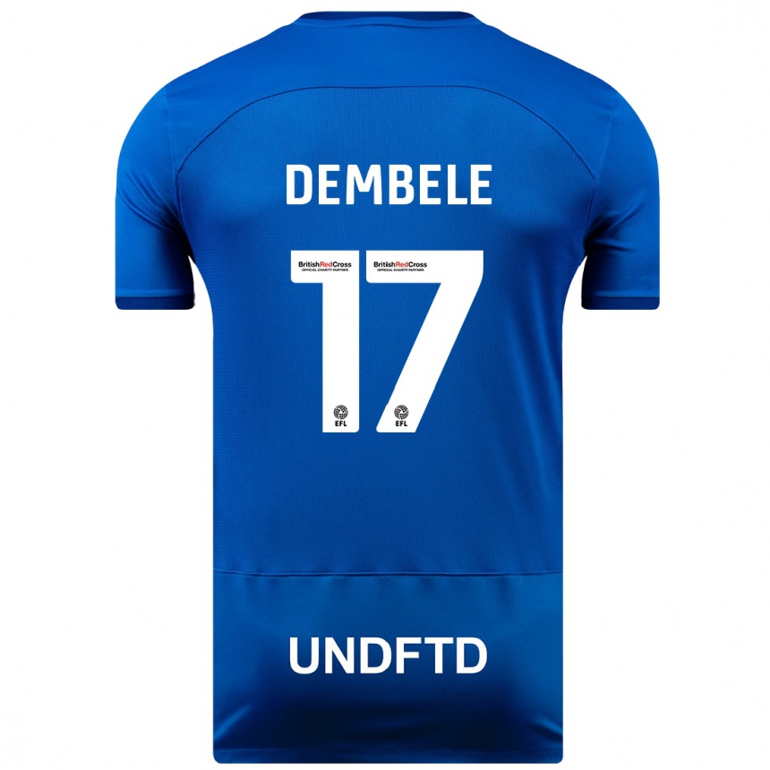 Enfant Football Maillot Siriki Dembélé #17 Bleu Tenues Domicile 2023/24 Canada