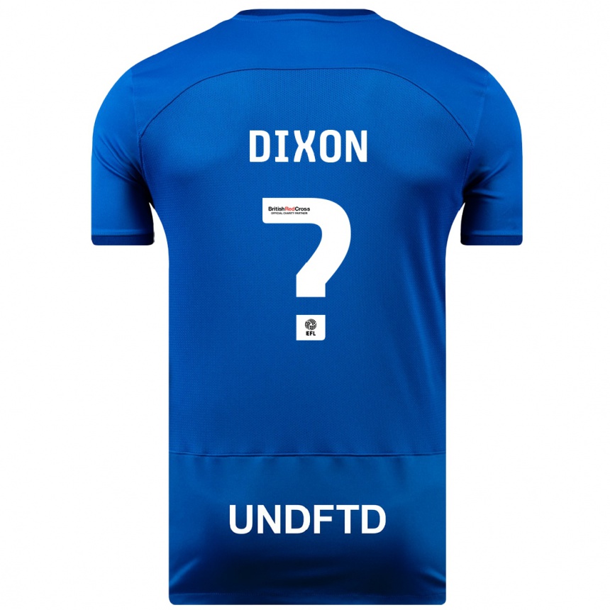 Kids Football Junior Dixon #0 Blue Home Jersey 2023/24 T-Shirt Canada