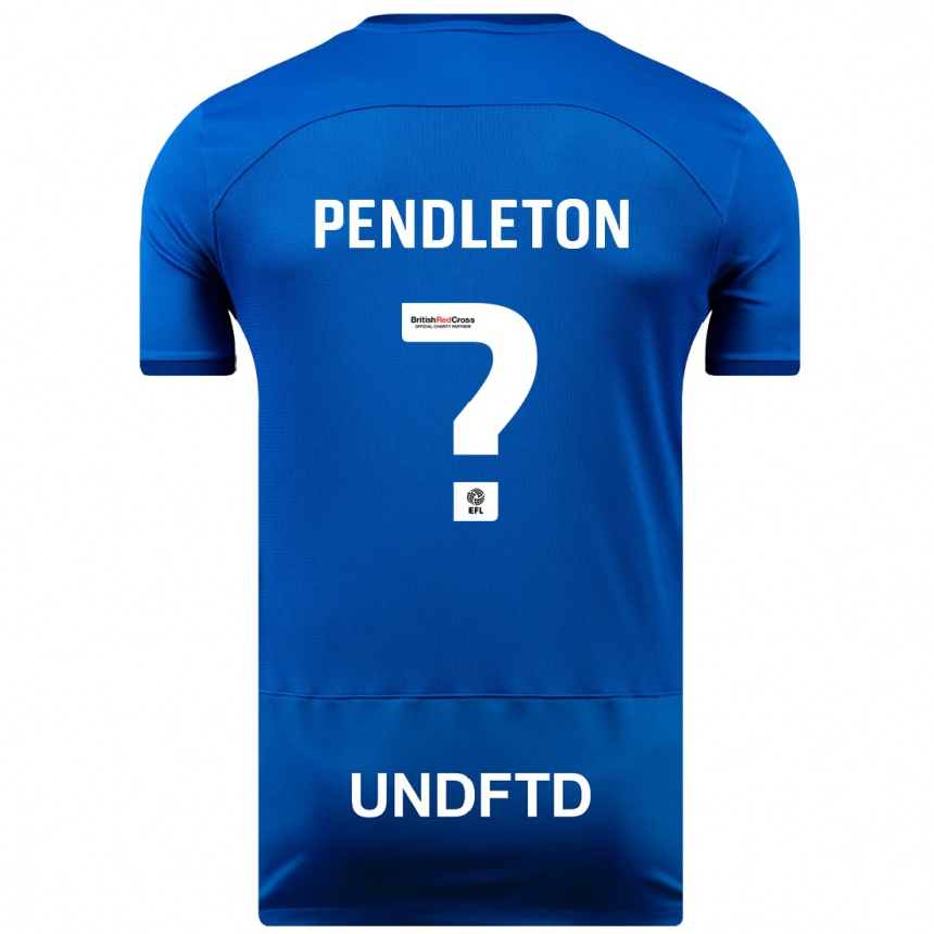 Enfant Football Maillot Byron Pendleton #0 Bleu Tenues Domicile 2023/24 Canada