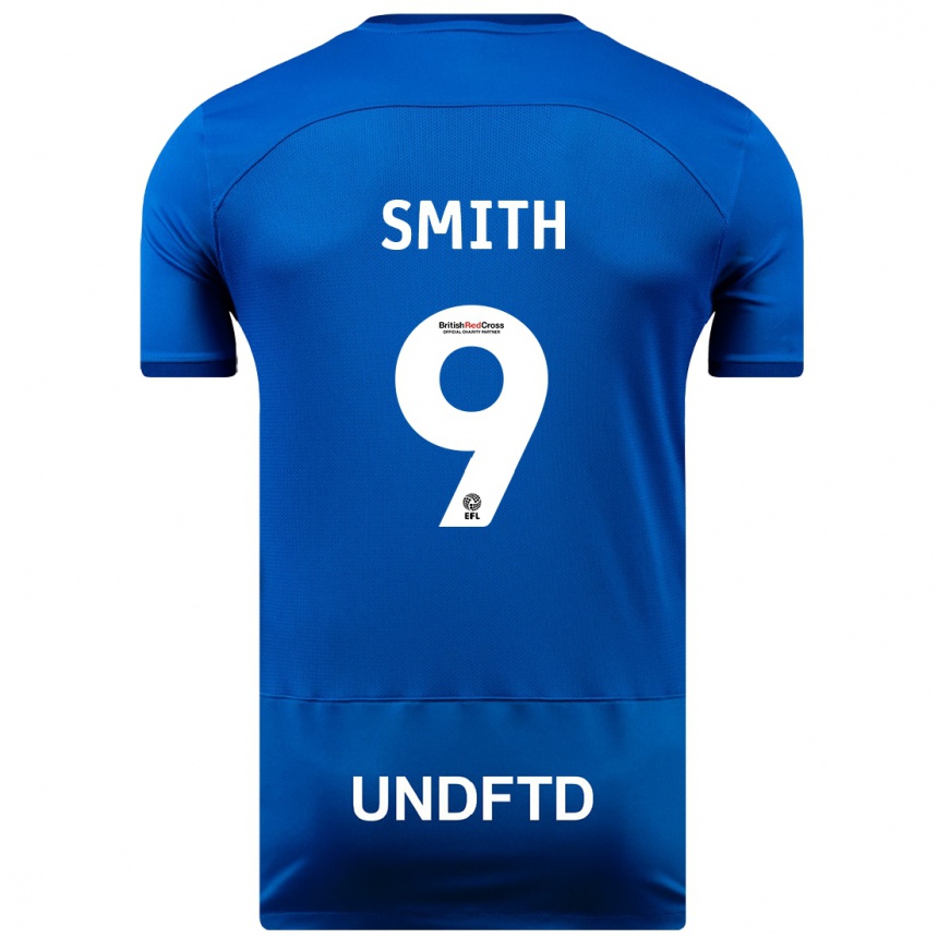 Enfant Football Maillot Libby Smith #9 Bleu Tenues Domicile 2023/24 Canada