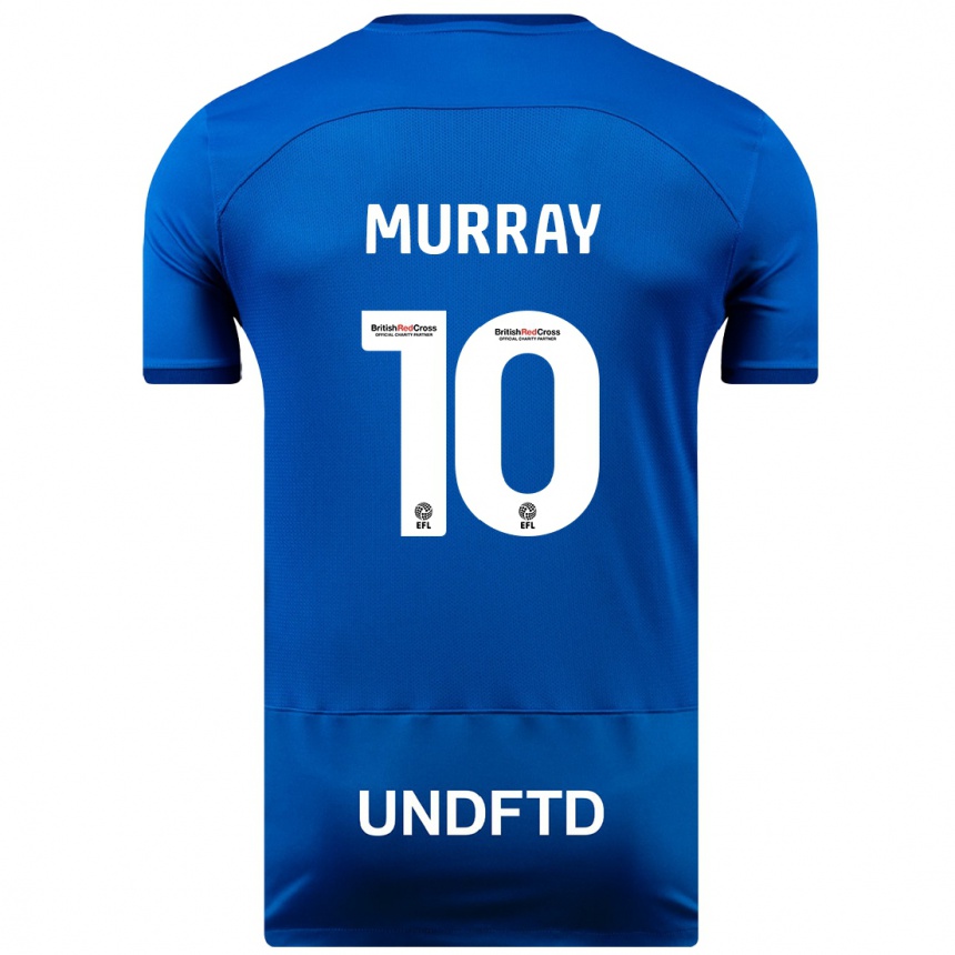 Kids Football Christie Murray #10 Blue Home Jersey 2023/24 T-Shirt Canada